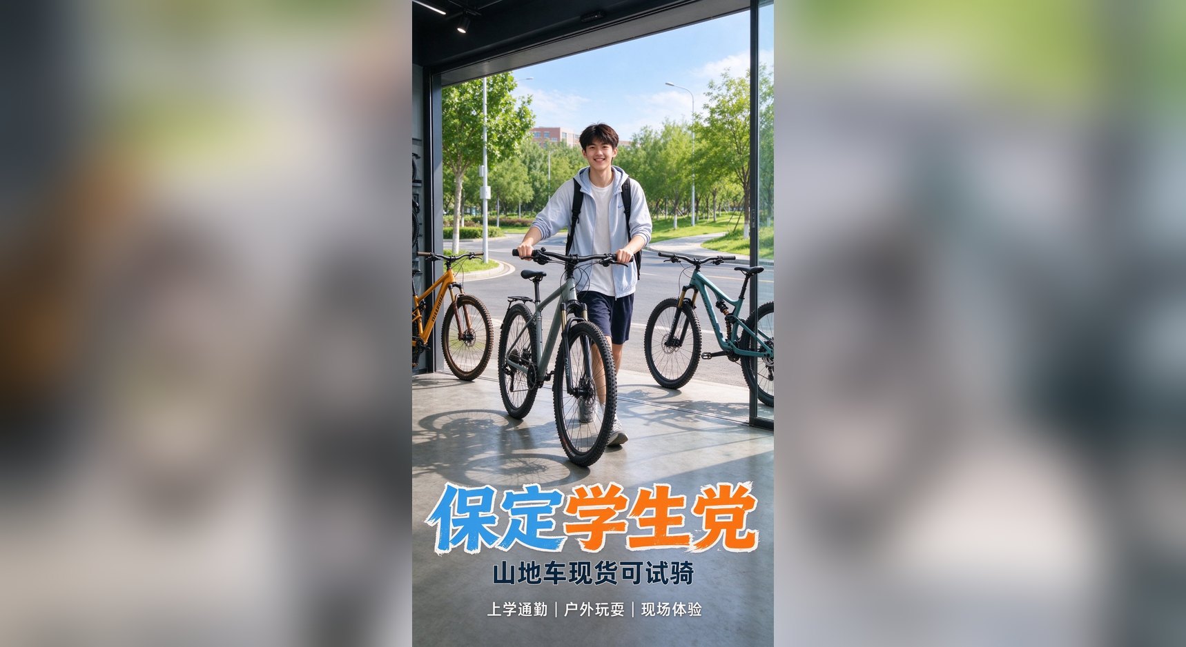 保定线下店，土坡车软尾山地车现货